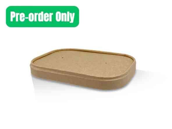 Paper Container Lid Kraft 300s