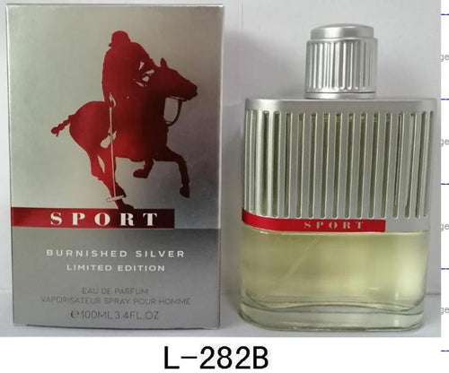 Sport 100ml fragrance dupe bottle inspired by Prada, fresh masculine scent for retail gift shops and boutiques