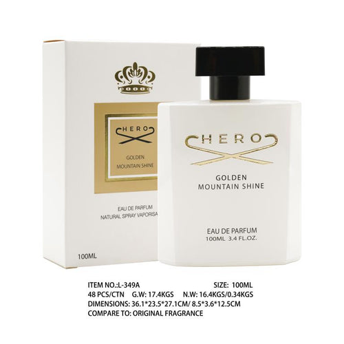 100ML Chero Golden Mountain Shine - Smells like Creed (L349A) - wholesale bulk packaging | DPack