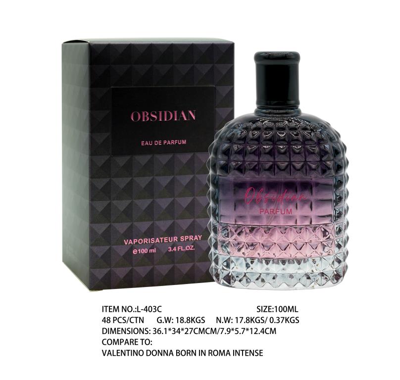 100ML Obsidian - Smells Like Valentino Donna In Roma Intense (D)