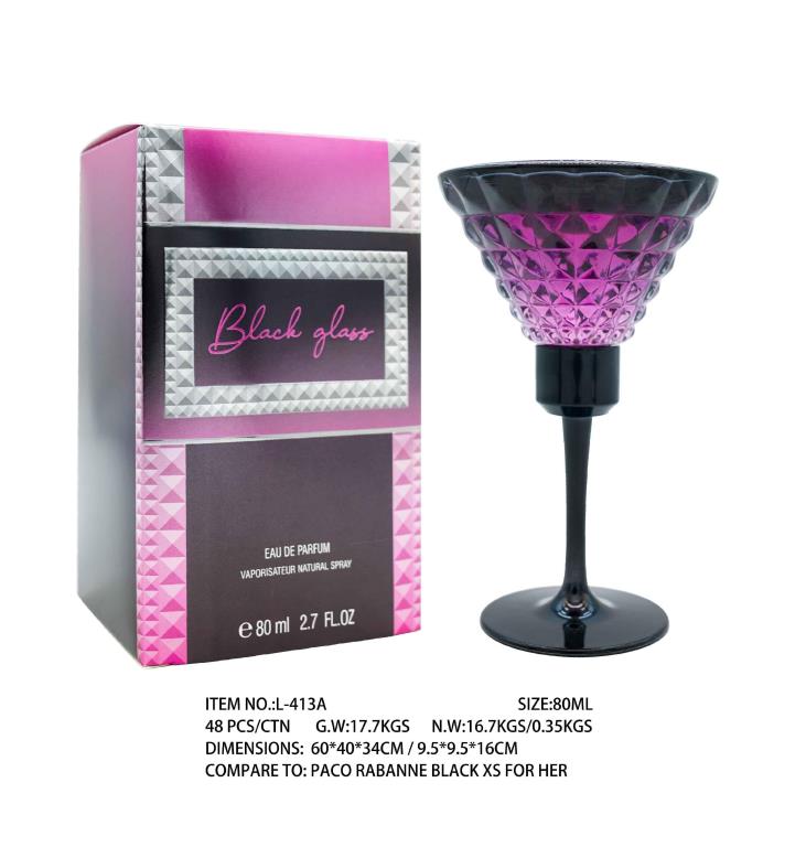 80ML Black Gloss - Smells like Paco Rabanne Black XS for Her (D)