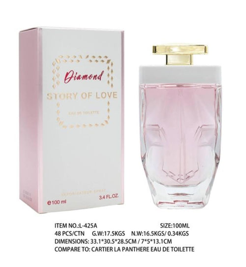 100ML Diamond - Smells like Cartier La Panthere Eau De Toilette (L425A) - wholesale bulk packaging | DPack