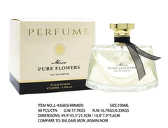 100ML Pure Flowers - Smells like Bvlgari Mon Jasmin Noir (L436B)