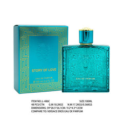 100ML Story of Love -Smells like Versace Eros Eau De Parfum (L486C)