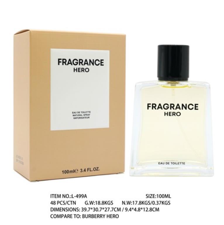 100ML Fragrance Hero - Smells like Burberry Hero (L499A) - wholesale bulk packaging | DPack