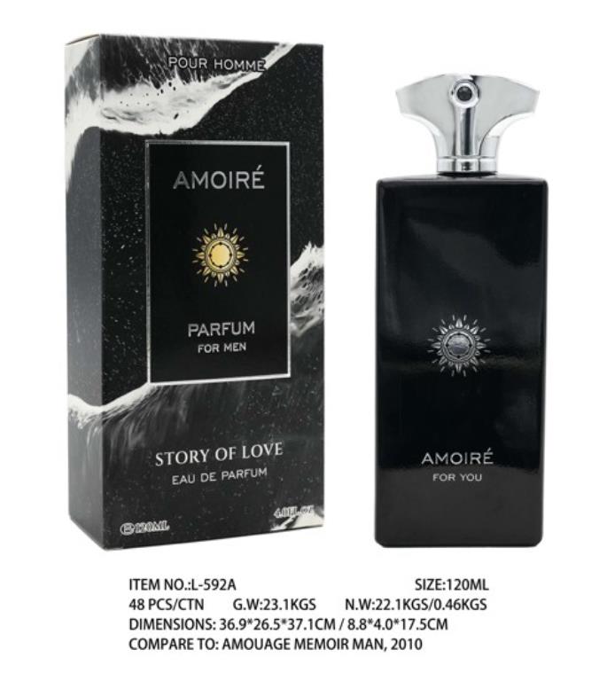 120ML Amoire - Smells like Amouage Man (L592A) - wholesale bulk packaging | DPack