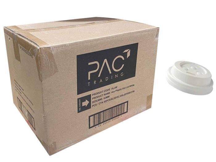 Coffee Lid 4oz White 1000s