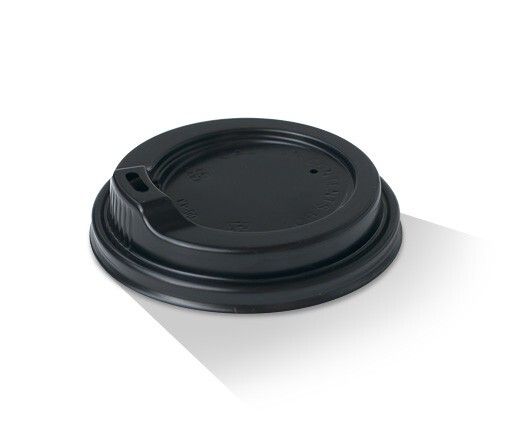 Sipper Lid D/80mm Black 1000s