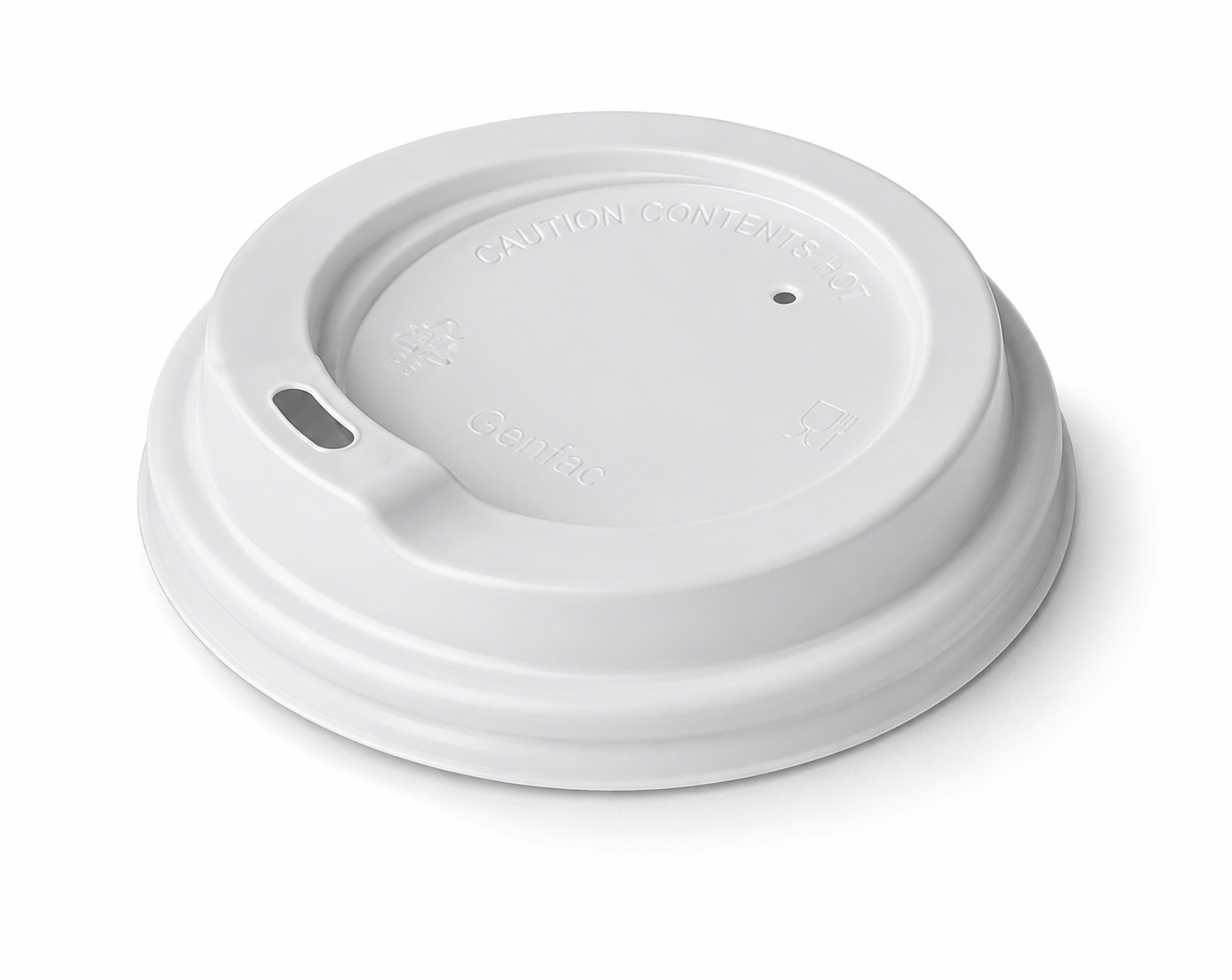 Sipper Lid D/80mm White 1000s
