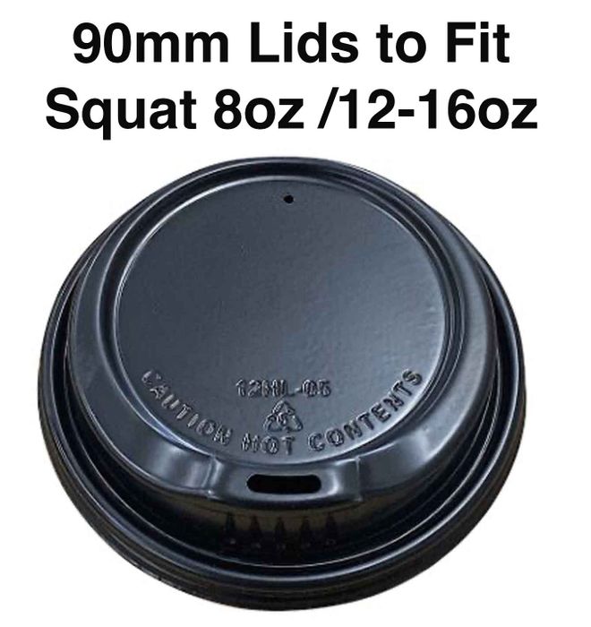 Sipper Lid D/90mm BLK Velta 1k