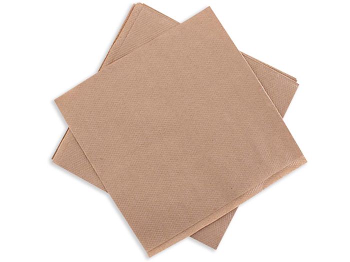Lunch Napkin 1 Ply QT Brown 3k