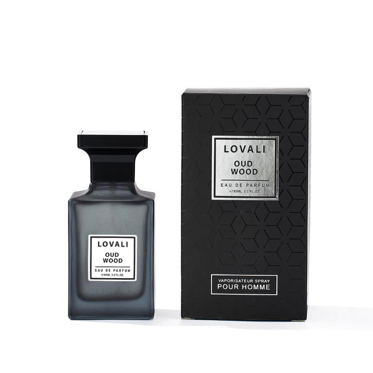 Our Wood 95ml fragrance dupe bottle inspired by Tom Ford Oud Wood, warm oud woody scent for retail gift shops