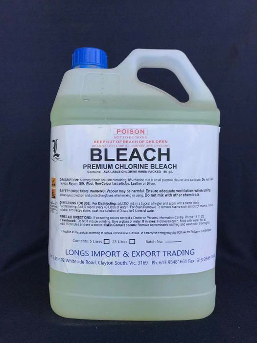 Bleach 8% 5 Lt.