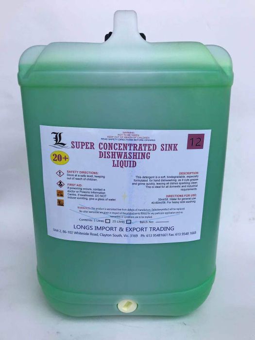 Dishwashing Liquid 20+    25Lt