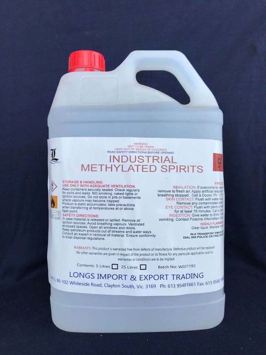 5 Litre Methylated Spirits