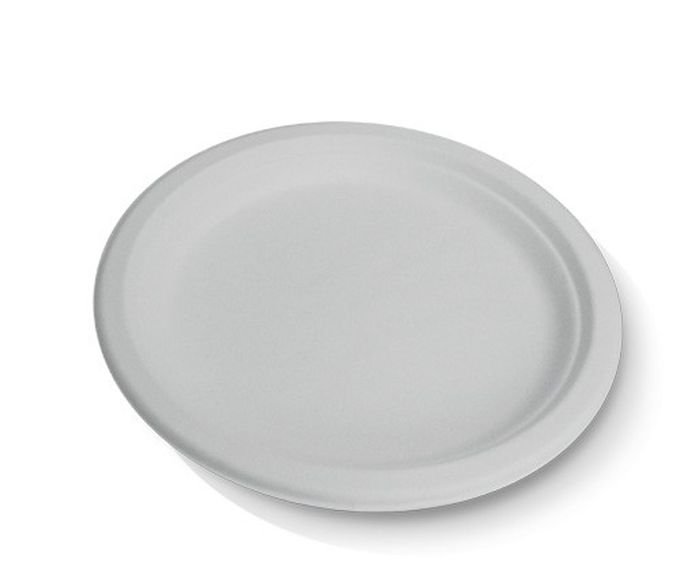 10" Round Plate Sugarcane 500
