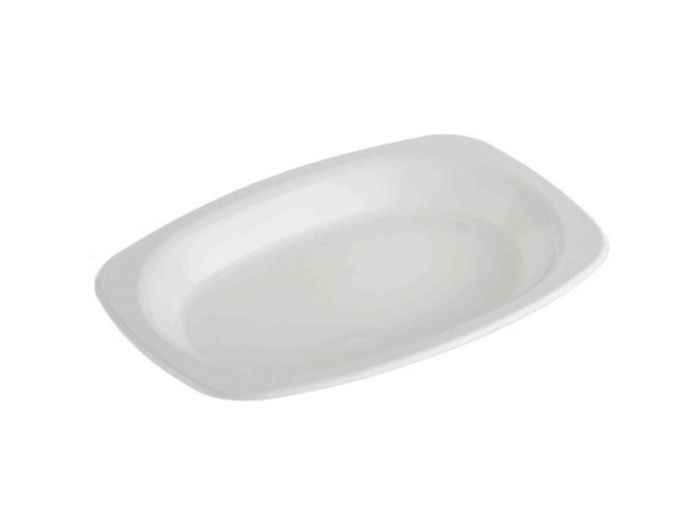 Genfac 7x9" Oval Plate White