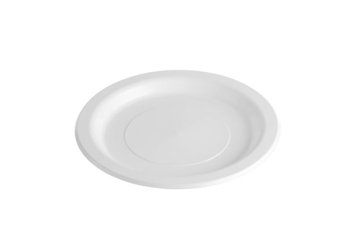 Genfac9" Round Plate White500
