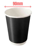 12oz Double Wall Black 500s