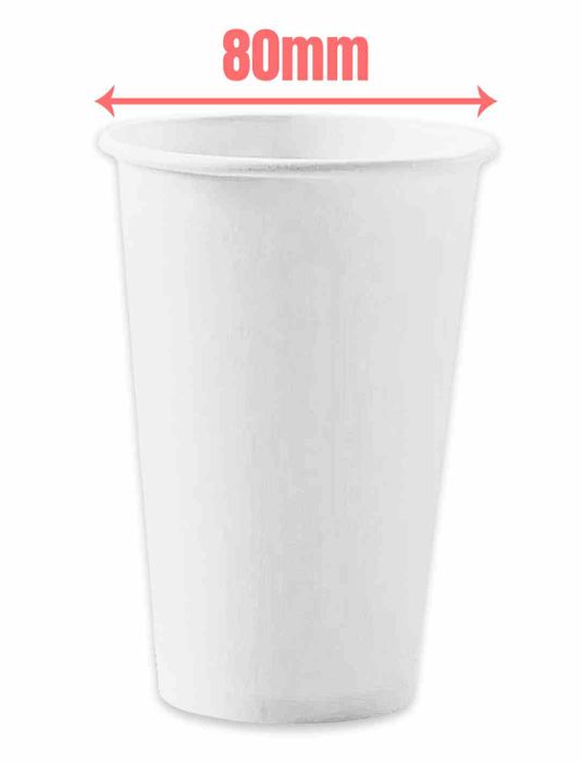 12oz SW White Cup D80 1000's