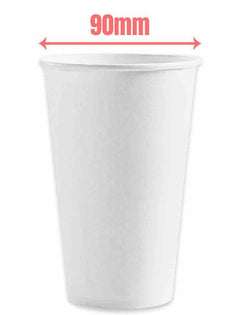 16oz Single Wall White 1000s