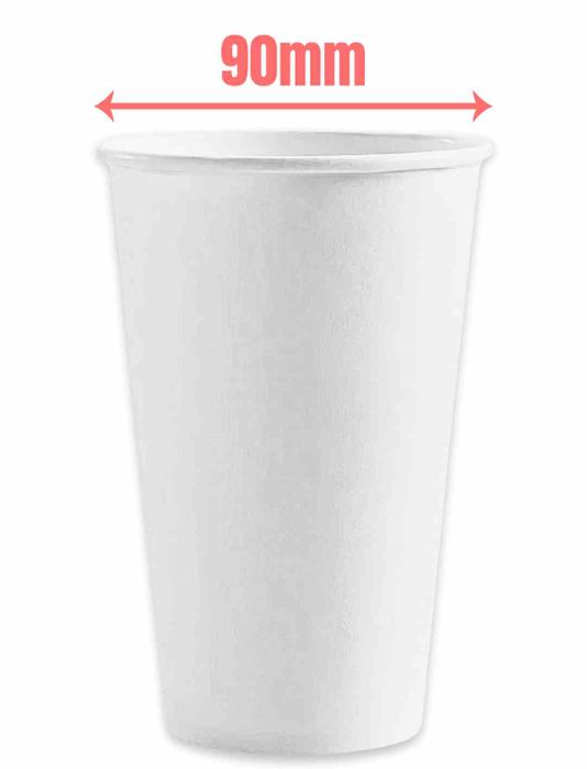 16oz Single Wall White 1000s