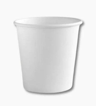 4oz Single Wall White 1000pcs