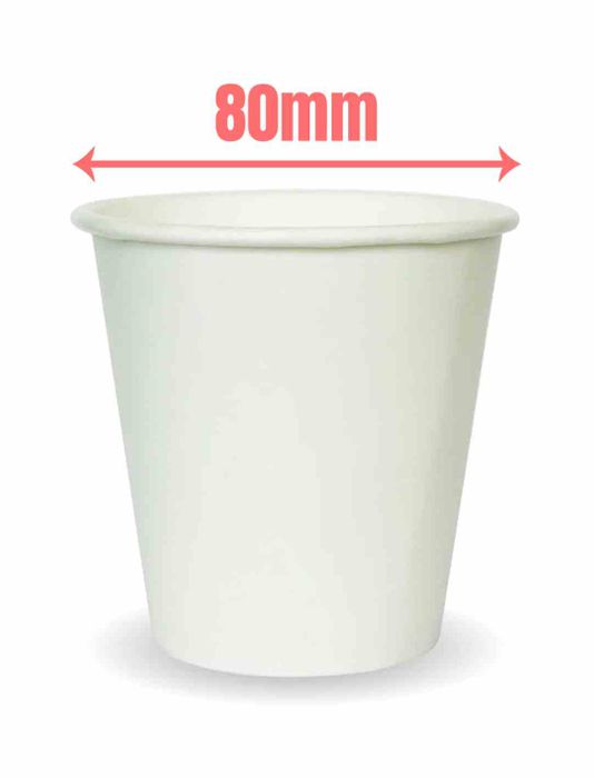 6oz Single Wall White