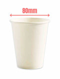 8oz S/Wall White Cup 80mm 1k
