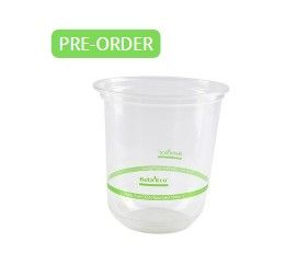 U Shape PET Cup 12oz 1000s