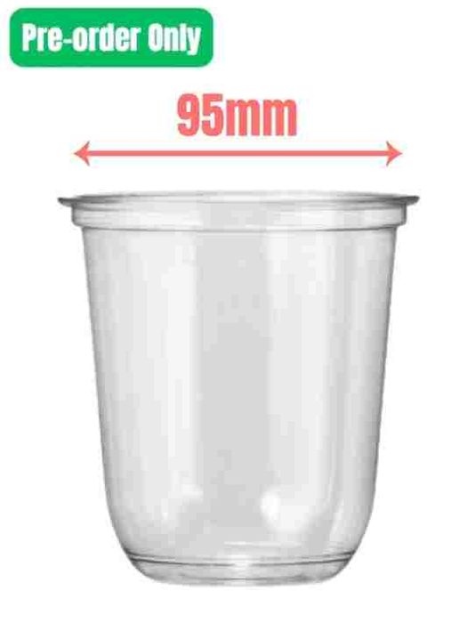 U Shape PET Cup 10oz 1000pcs