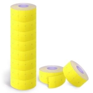 Price Labels Yellow 10 x rolls