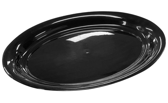 Platter Oval 19' Black 1 piece