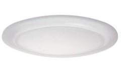 Platter Oval 19' White 1 piece