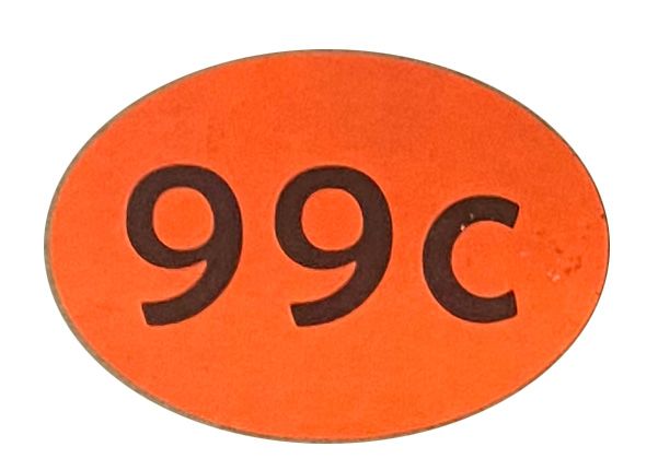 $0.99 Price Sticker