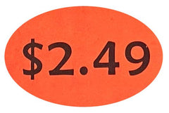 $2.49 Price Sticker 1000pcs/Roll