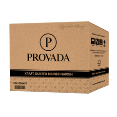 Provada Quilted Kraft Dinner Napkins 2-Ply 1000pk