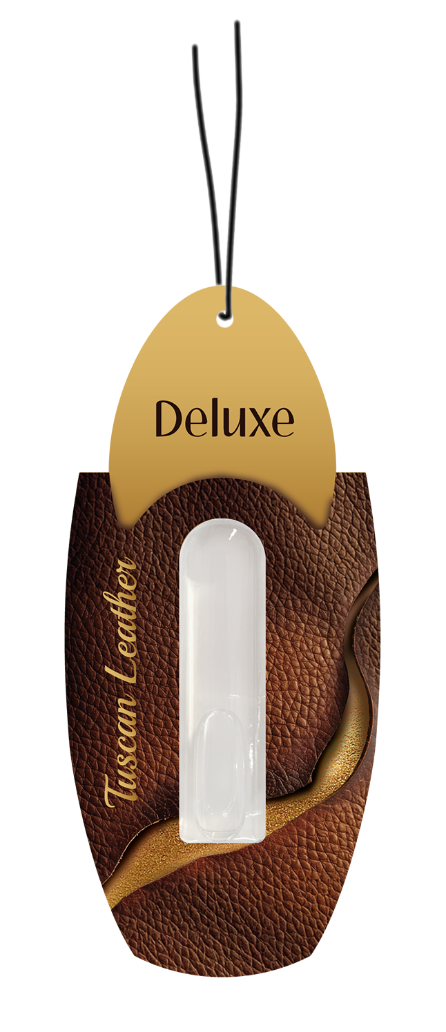 Tuscano Leather Car Air Freshener - Luxury Diffuser | Mr. Fresh Deluxe