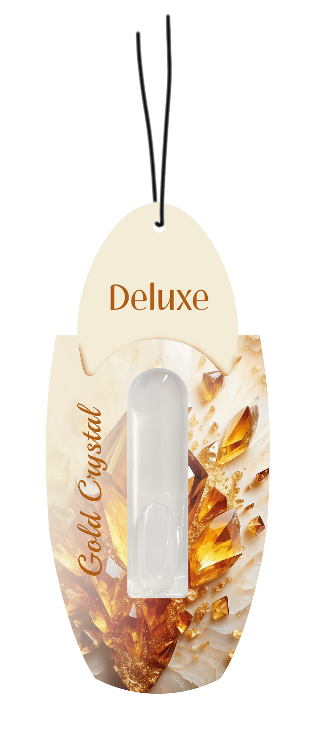 Gold Crystal Car Air Freshener - Luxury Diffuser | Mr. Fresh Deluxe
