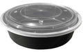 Flat Black 2000ml Round 90Sets