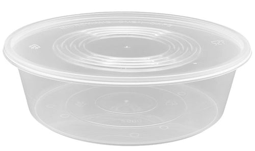 2500ml  Clear ROUND/Cont 90Set