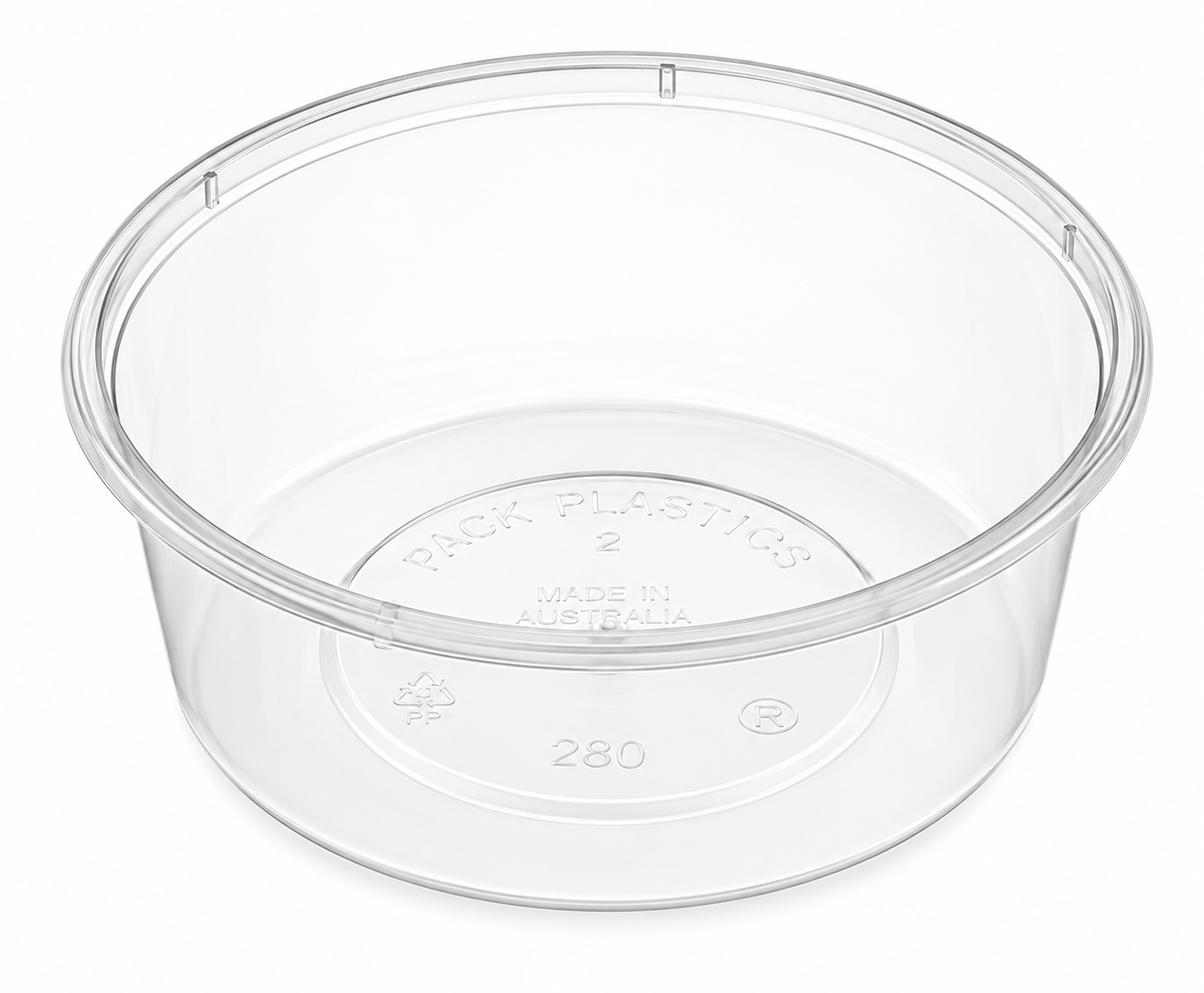 Genfac 280ml Round Container 500pc