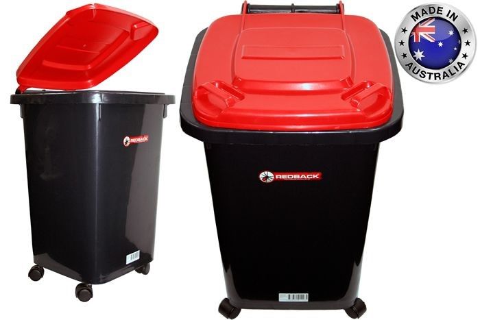 Rubbish Bin with Wheels / 60L