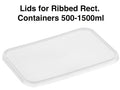 Genfac Ribbed Cont. Lid Clear