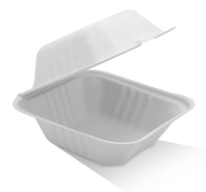 Burger Clam 6" White 400s