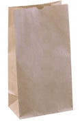 Detpak SOS #6 brown paper bag 273x147x92mm, carton of 2000 kraft paper bags for takeaway food service