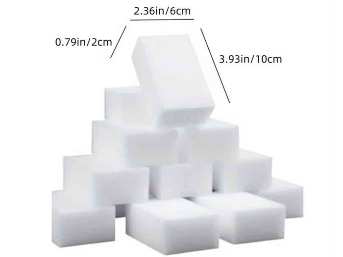 Sponge 10x6x2cm, 10pcs