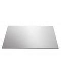 Rectangle silver standard cake boards 16x12 inch stacked in a pack of 50, used for supporting and presenting decorated cakes