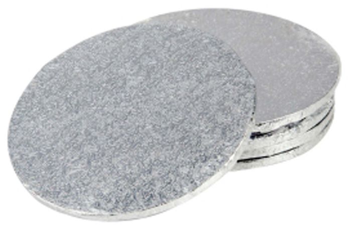 Round 5" Masonite Silver 10s