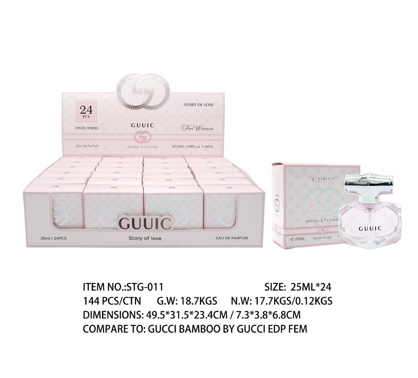 25ML Guuic - Smells like Gucci Bamboo by Gucci EDP Fem (STG011) - wholesale bulk packaging | DPack